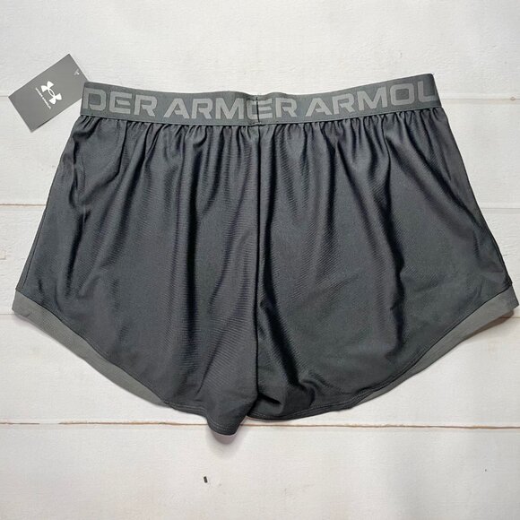 NWT - Under Armour - Women’s Play Up 2.0 Black Shorts - Size X-Large - Picture 5 of 11